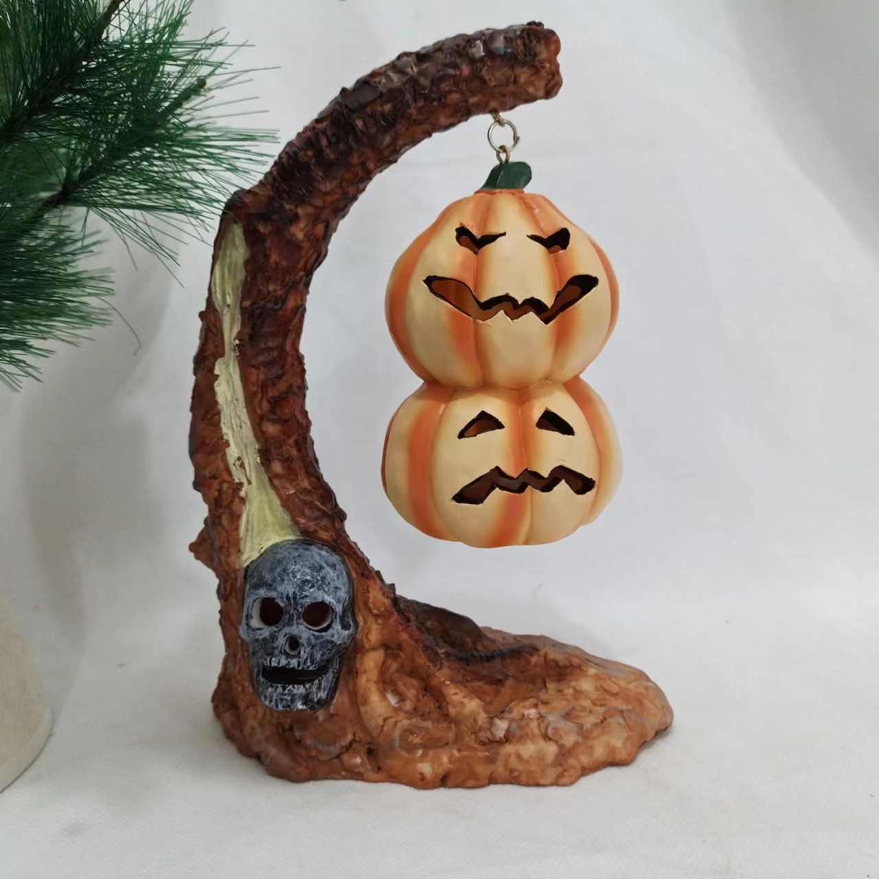 🔥HOT SALE - 49% OFF 🔥Halloween Bat Lamp Resin Ornament(Two Free Shipping)-Festivesl