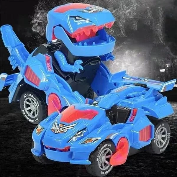 🎅Holiday Pre-Sale - 49% OFF🎁LED DINOSAUR TRANSFORMATION CAR TOY-Festivesl