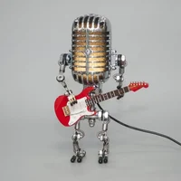 Black Friday Sale 49% OFF🎁Vintage Metal Microphone Robot Desk Lamp - Get Free Light!!-Festivesl