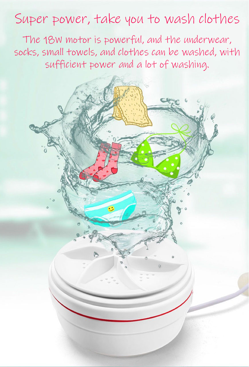 🔥Hot Sale - 50% OFF 🔥 - Mini Turbo Washer-Festivesl
