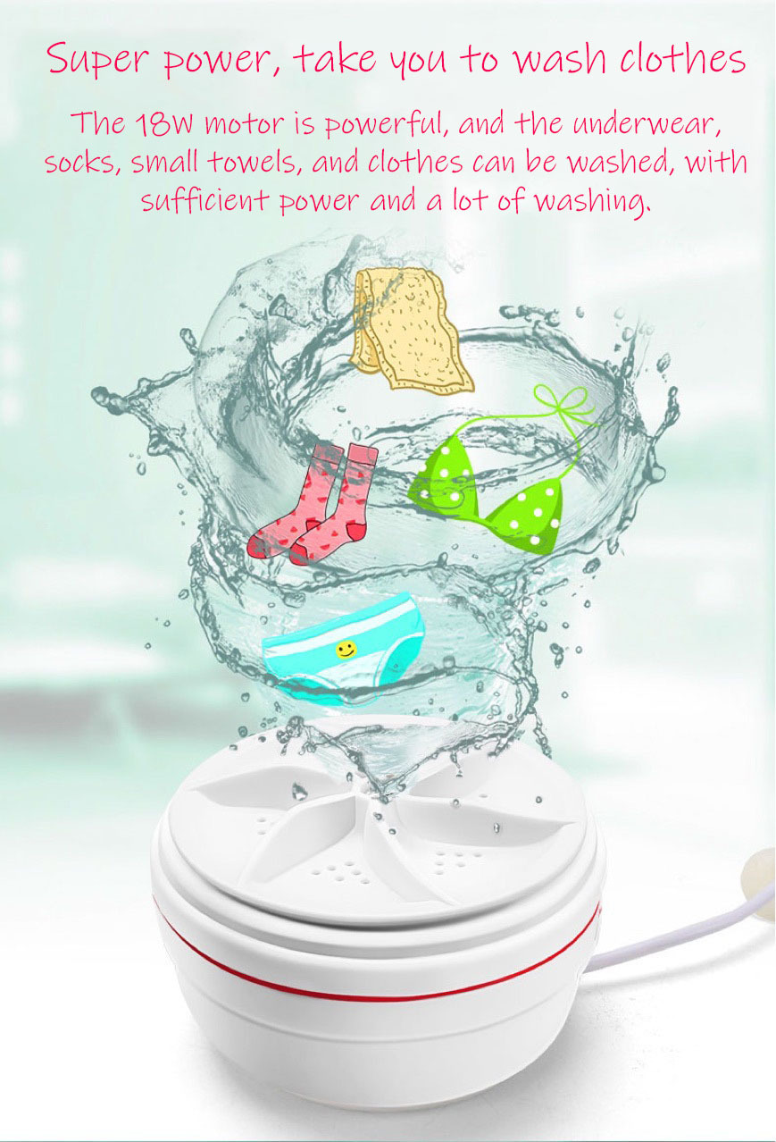 🔥Hot Sale - 50% OFF 🔥 - Mini Turbo Washer-Festivesl