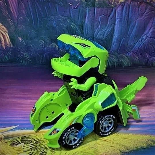 🎅Holiday Pre-Sale - 49% OFF🎁LED DINOSAUR TRANSFORMATION CAR TOY-Festivesl