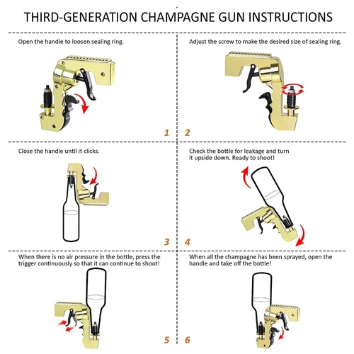 (💥summer sale 40% OFF)🍻Bar party beer champagne launch prop gun-Festivesl