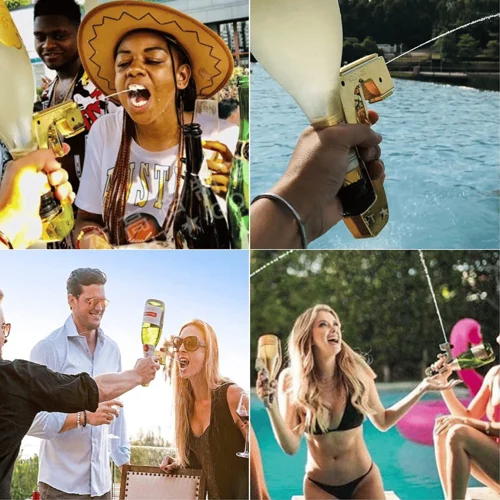 (💥summer sale 40% OFF)🍻Bar party beer champagne launch prop gun-Festivesl