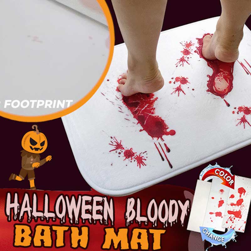 🔥HOT SALE - 48% OFF 🔥Halloween Bloody Bath Mat-Festivesl