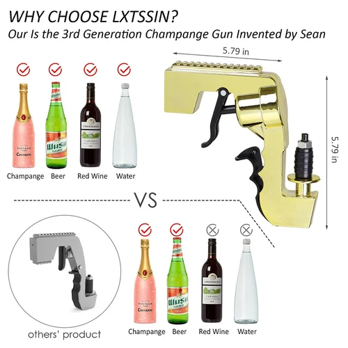 (💥summer sale 40% OFF)🍻Bar party beer champagne launch prop gun-Festivesl