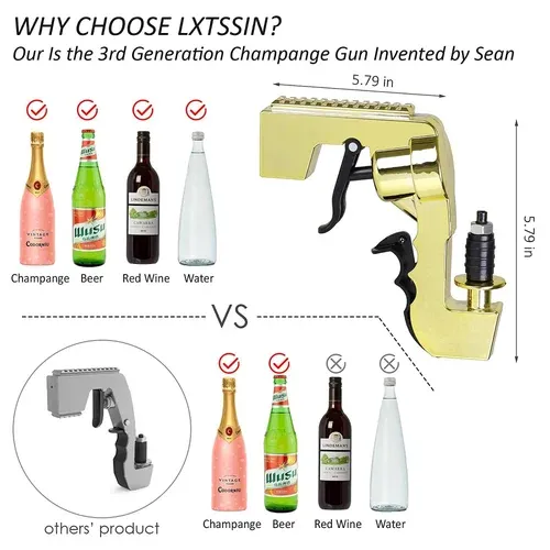 (💥summer sale 40% OFF)🍻Bar party beer champagne launch prop gun-Festivesl