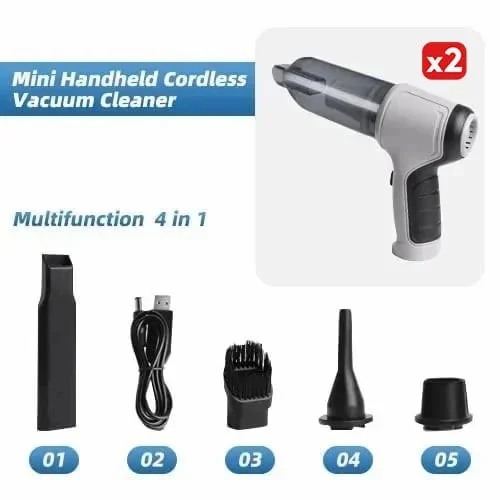 🔥Last Day Promotion 50% OFF - Wireless Handheld Car Vacuum Cleaner🔥BUY 2 GET EXTRA 10% OFF & FREE SHIPPING NOW!!!-Festivesl