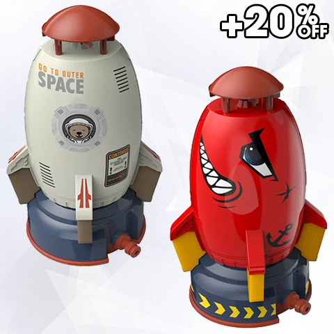 🔥Last Day 49% OFF - 2023 Summer Toy Outdoor Yard Rocket Sprinkler-Festivesl