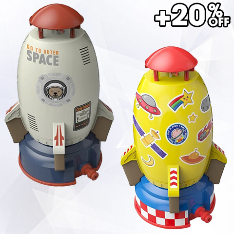 🔥Last Day 49% OFF - 2023 Summer Toy Outdoor Yard Rocket Sprinkler-Festivesl