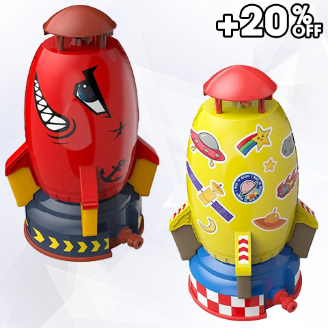 🔥Last Day 49% OFF - 2023 Summer Toy Outdoor Yard Rocket Sprinkler-Festivesl