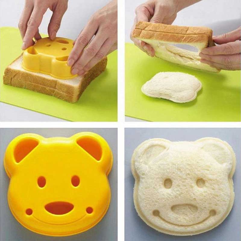 Bear Shape Sandwich Mold Cutter-Festivesl