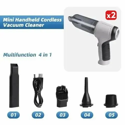 🔥Last Day Promotion 50% OFF - Wireless Handheld Car Vacuum Cleaner🔥BUY 2 GET EXTRA 10% OFF & FREE SHIPPING NOW!!!-Festivesl
