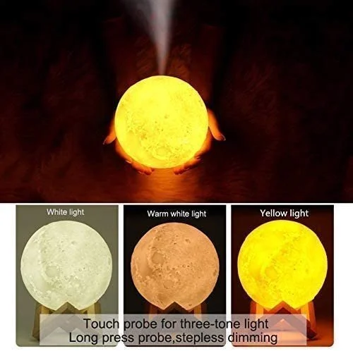 3D MOON NIGHT LAMP HUMIDIFIER-Festivesl