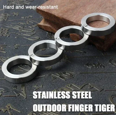 (🔥summer sale 48% OFF🔥)  Stainless Steel Outdoor Rotatable Folding Ring-Festivesl