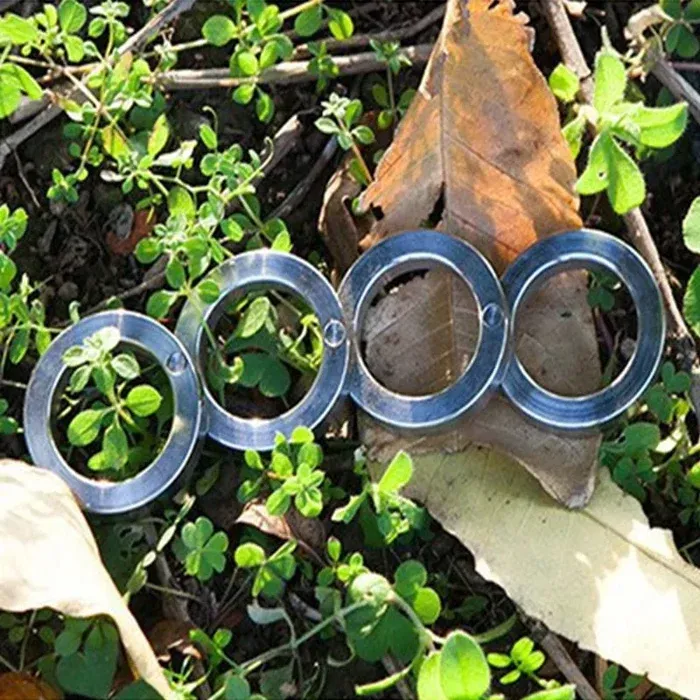 (🔥summer sale 48% OFF🔥)  Stainless Steel Outdoor Rotatable Folding Ring-Festivesl