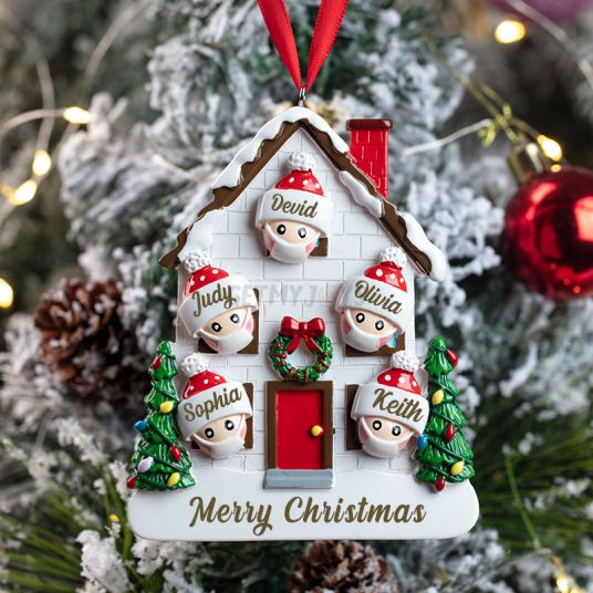 Personalized Ornament 2021 Family Christmas Ornament-Festivesl