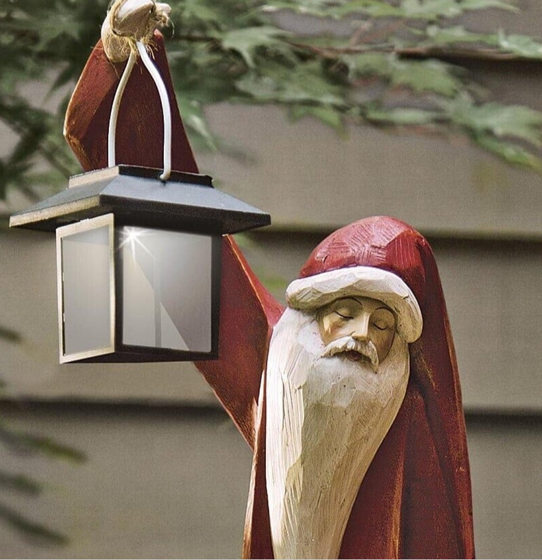 🔥Christmas Gift 70% OFF🎁Woodland Snowman with Solar Lantern -Festivesl