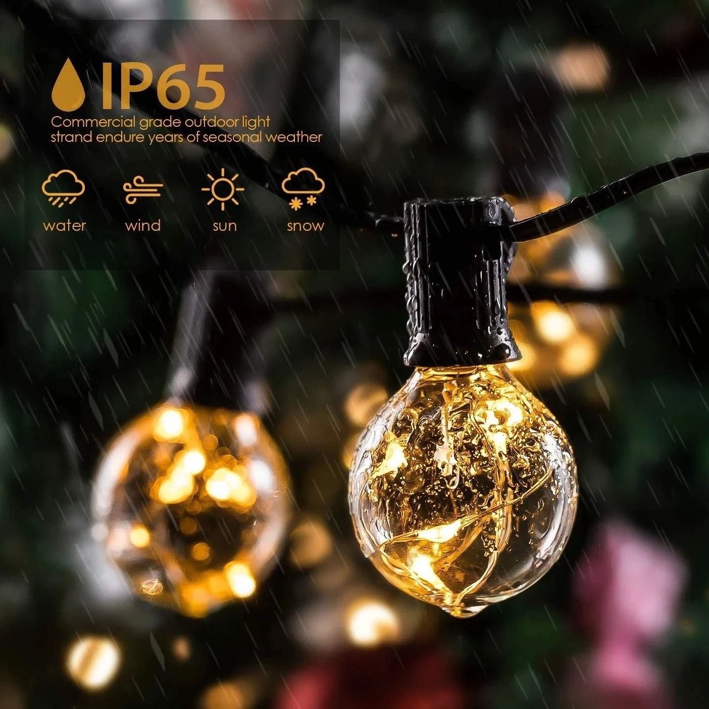 (Last Day Promotions - 50% OFF)SOLAR POWERED LED OUTDOOR STRING LIGHTS(BUY 2 SAVE $11 & FREE SHIPPING)