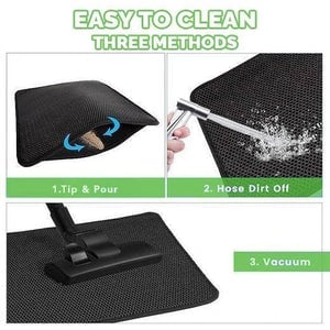 Cat Litter Trapper Litter Mat Clean Cat Mat with Water Proof Layer, Size: 46 x 60cm