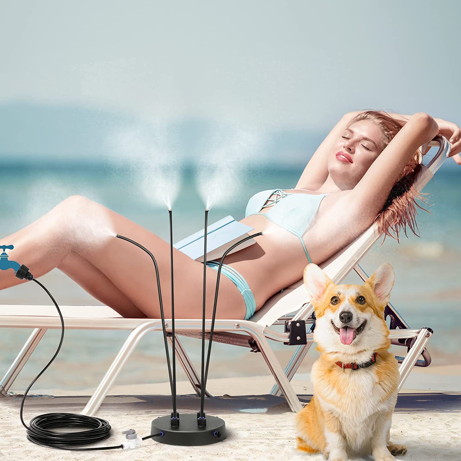 🔥HOT SALE - 50% OFF 🔥2023 New Outdoor Patio Vertical Spray-Festivesl