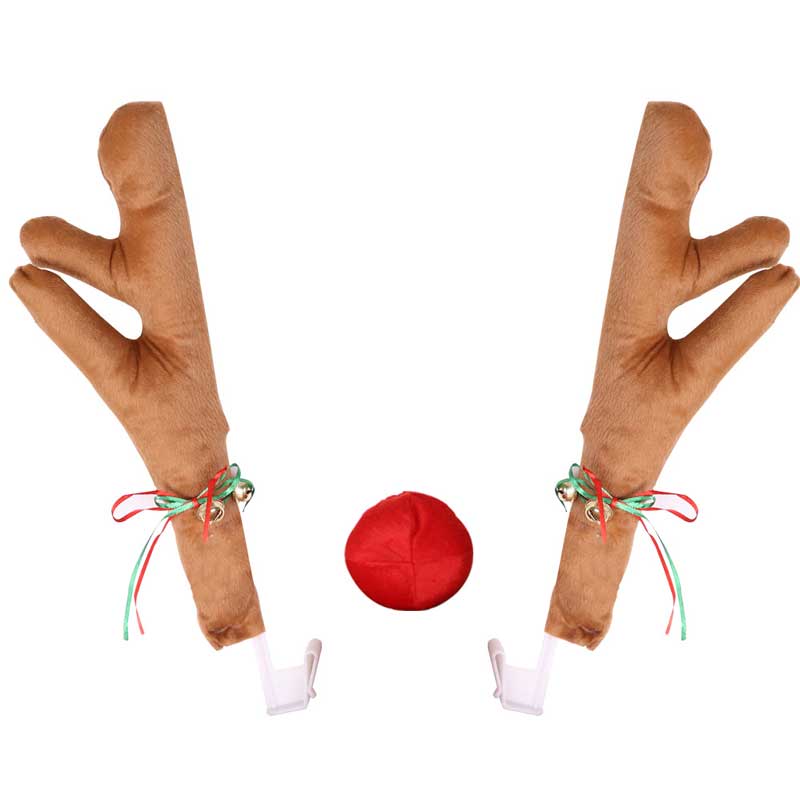 Christmas Car Decorations Reindeer Set-Festivesl