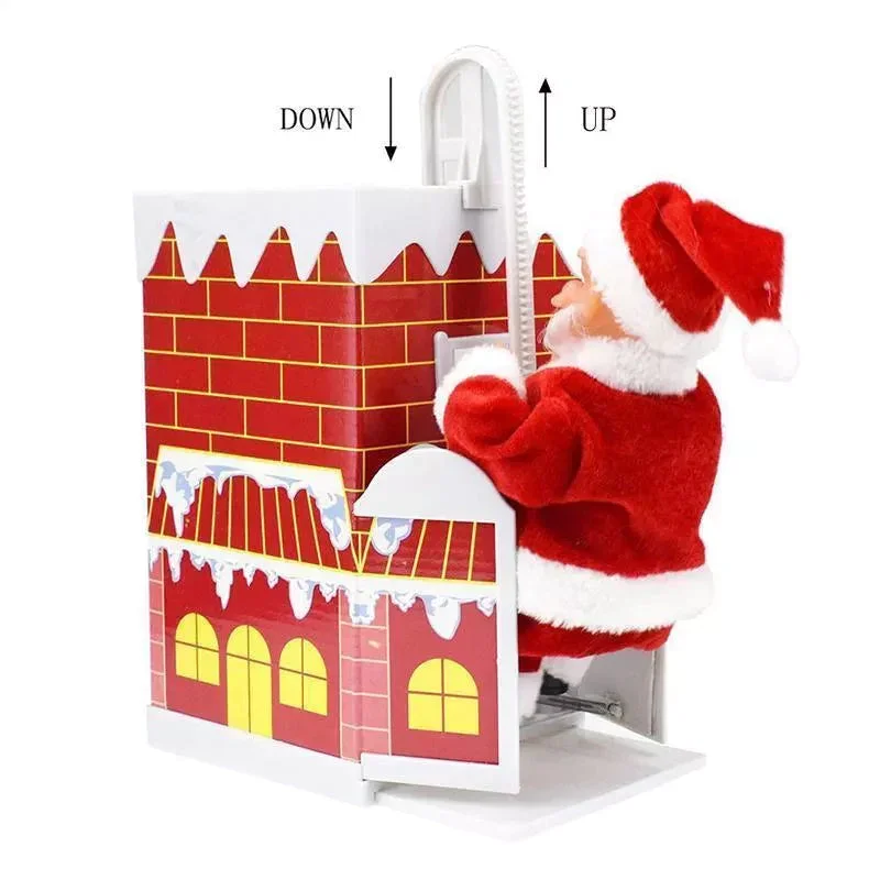 Electric Climbing chimney Santa Claus-Festivesl