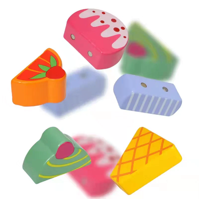 Wooden ice cream truck toy magnetic DIY ice cream kids wooden toy-Festivesl