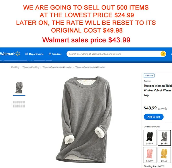 💥Sold 20000+，Christmas Sales > Extra 8% off code: Christmas8💥2021 新款休闲纯棉圆领纯色卫衣 (S-5XL)-Festivesl