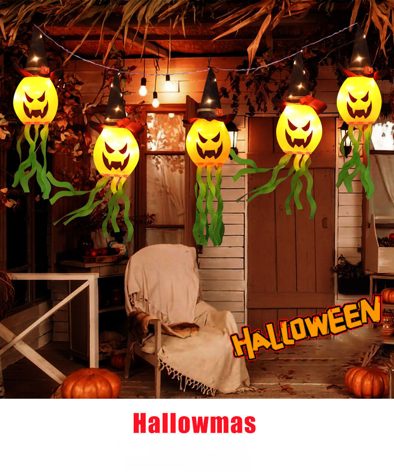 🔥HOT SALE - 49% OFF 🔥Halloween LED Wizard Pumpkin Lights-Festivesl