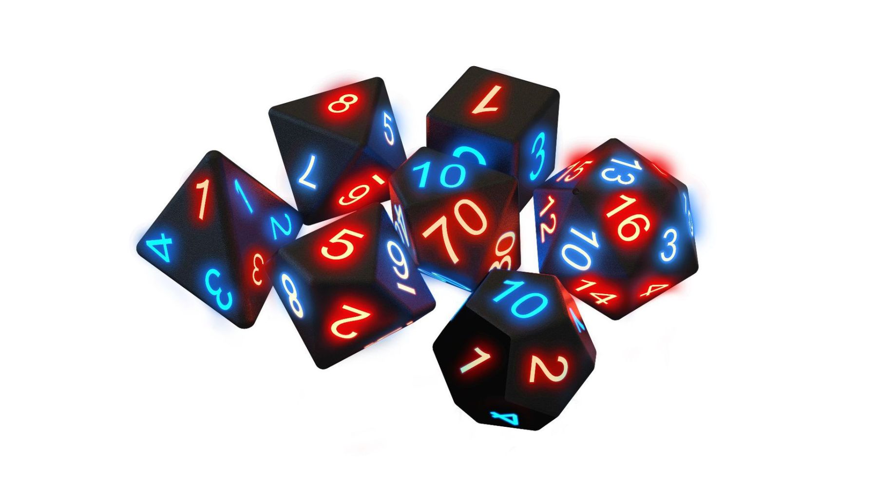 🔥HOT SALE - 50% OFF 🔥2022 New Party Fluorescent 7-Piece Dice-Festivesl