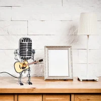 Black Friday Sale 49% OFF🎁Vintage Metal Microphone Robot Desk Lamp - Get Free Light!!-Festivesl
