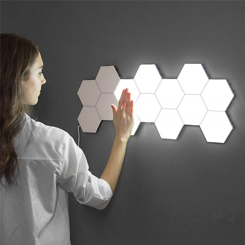 🔥HOT SALE - 50% OFF 🔥 Super LED Assembled Hand Touch Sensing Honeycomb Light-Festivesl