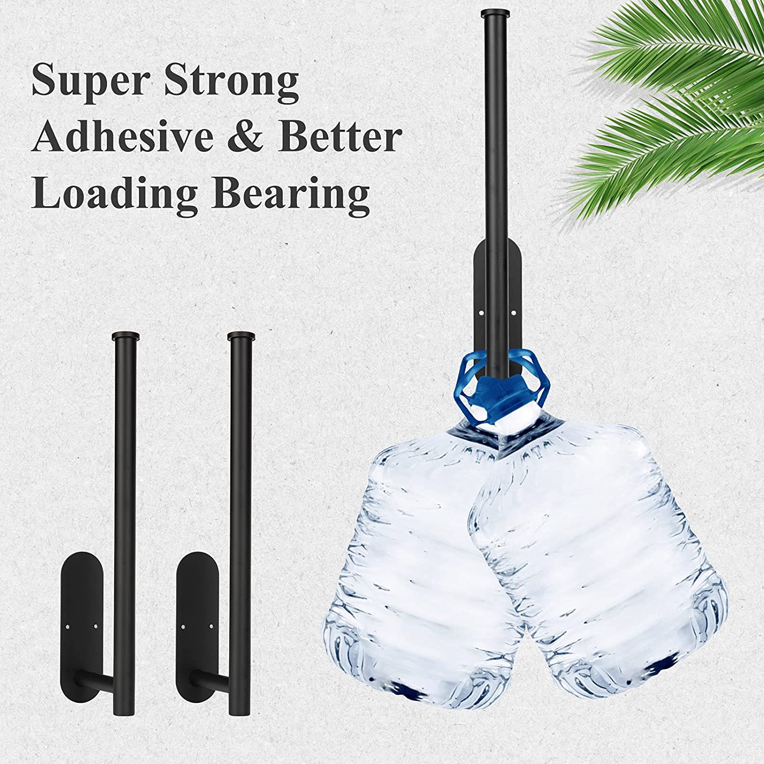 13 inch Black Paper Towel Holder Wall Mount, Inwaysin Under Cabinet Paper Towel Holder, Drilling or Self Adhesive Paper Towel Holder for Kitchen, Bathroom, Cabinets, Wall-Festivesl