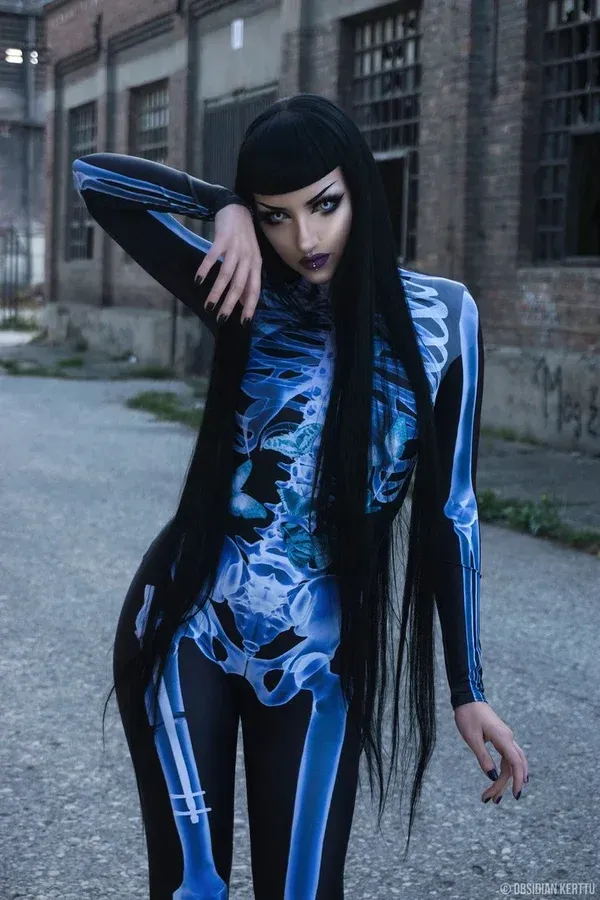 🎃Halloween Sale-SexySkull Bodysuit🔥Free $5.99 shipping when you buy 2-Festivesl