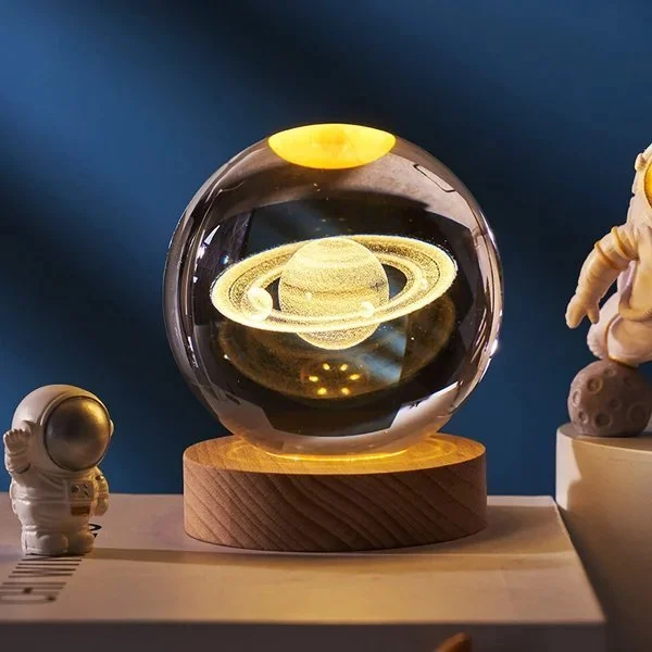 (🔥Hot Sale NOW- SAVE 48% OFF)3D Planet Crystal Ball-Festivesl