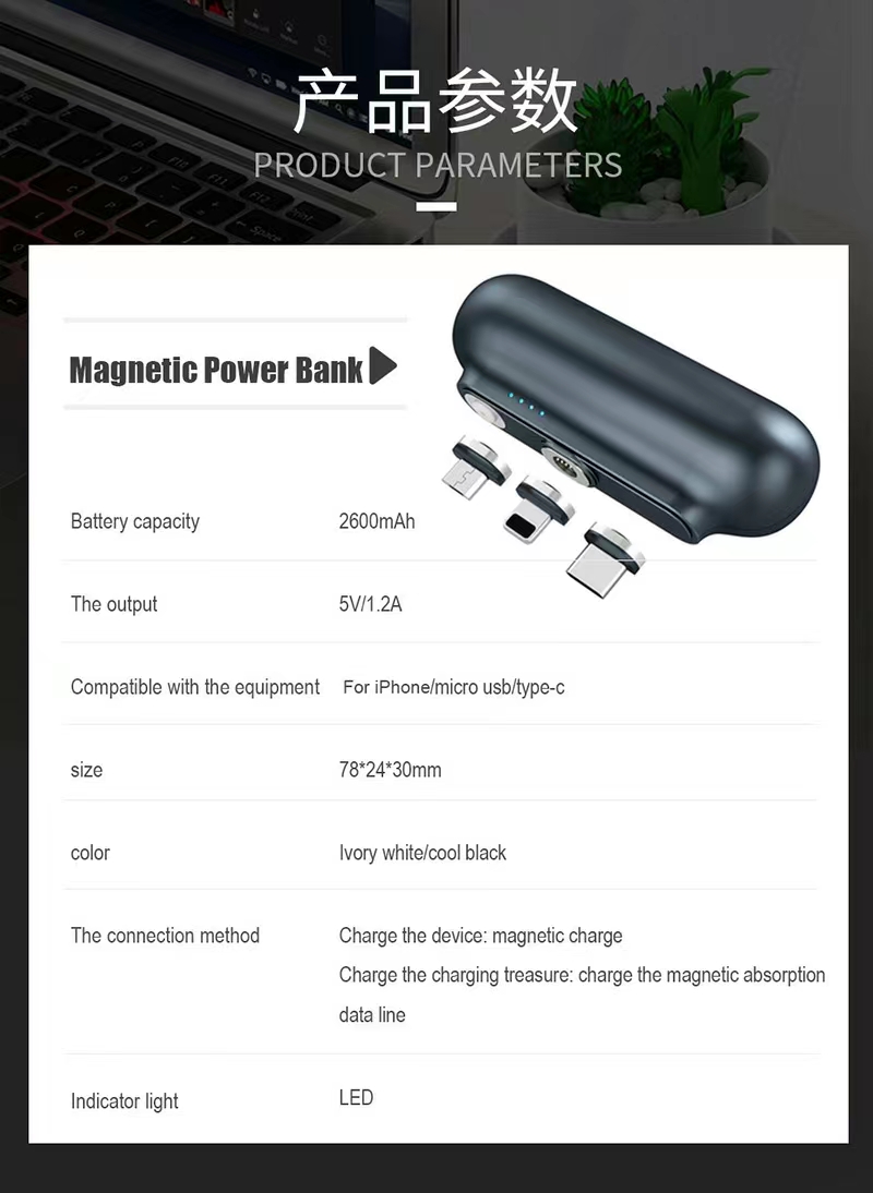 Portable 3 in 1 Power Bank-Festivesl