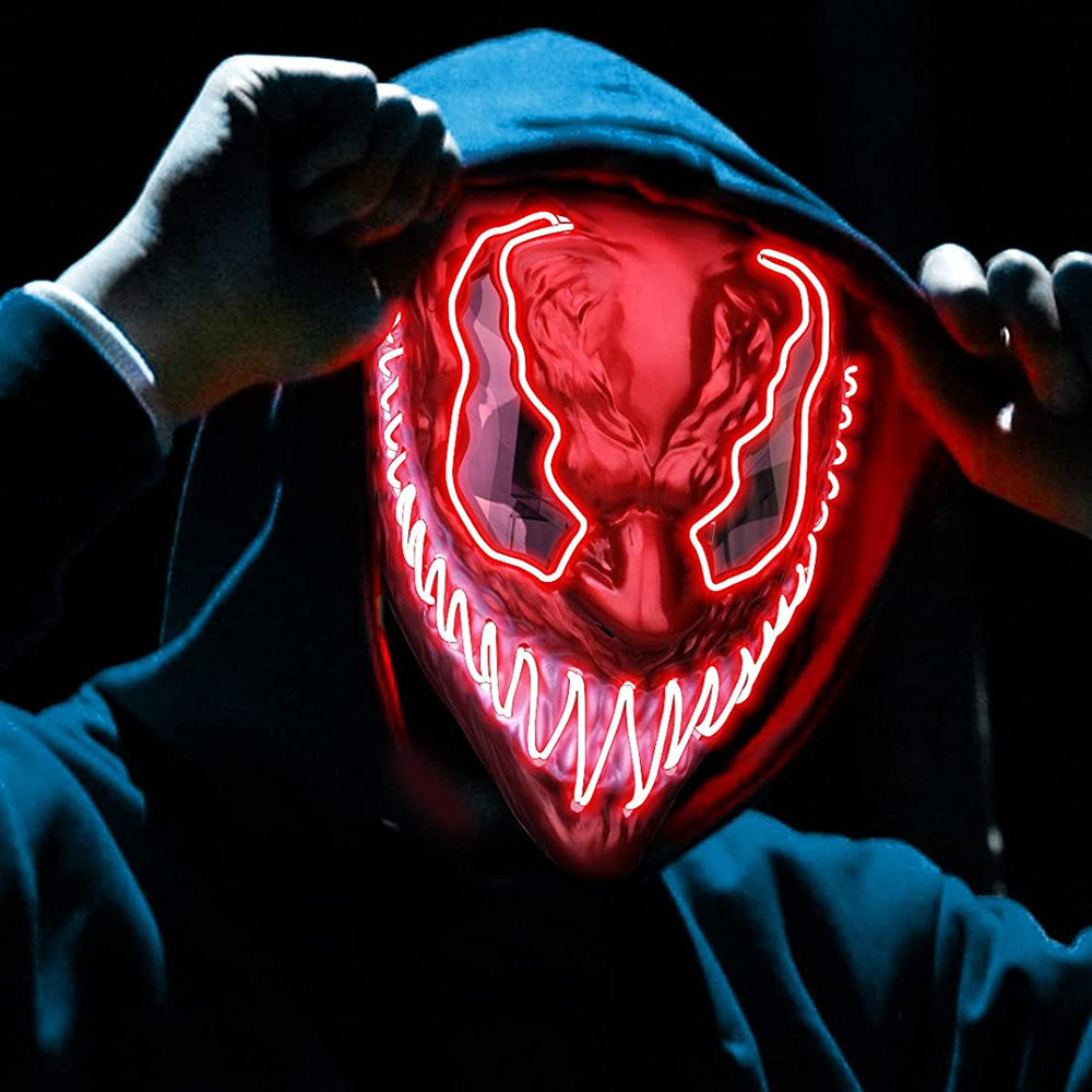 🔥HOT SALE - 49% OFF 🔥Halloween Venom LED Glowing Mask-Festivesl