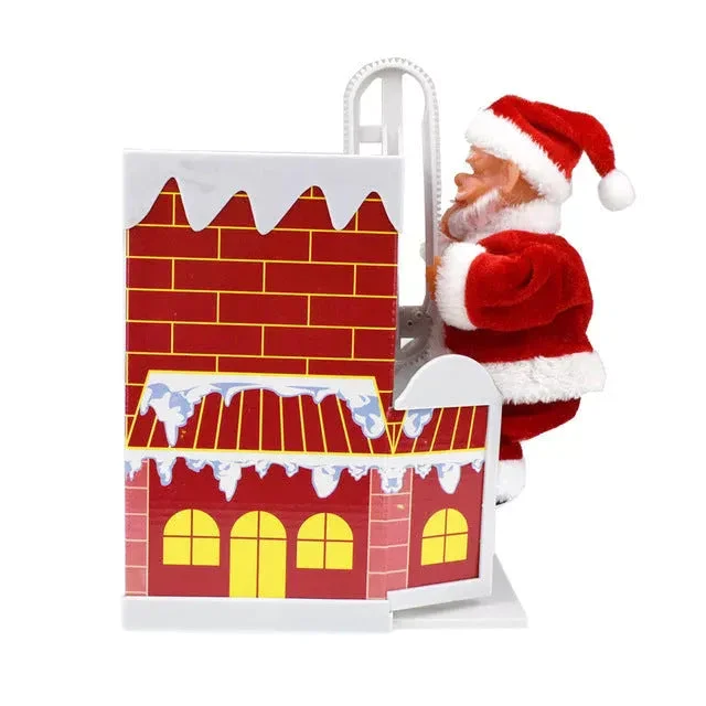 Electric Climbing chimney Santa Claus-Festivesl