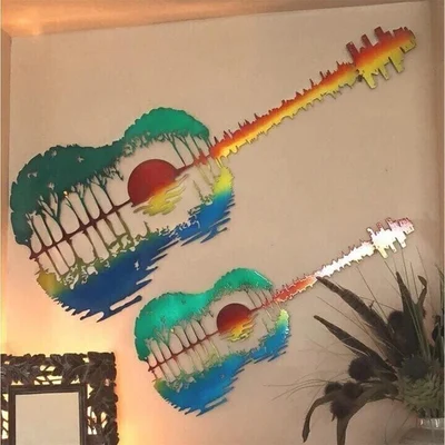 NEW YEAR SALE 40% OFF-Guitarist Art🎸MEGRAIDANTM️ Handmade Abstract Guitar Metal-BUY 2 FREE SHIPPING-Festivesl