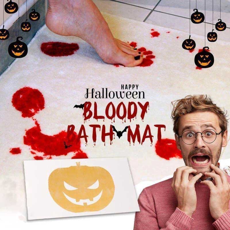 🔥HOT SALE - 48% OFF 🔥Halloween Bloody Bath Mat-Festivesl
