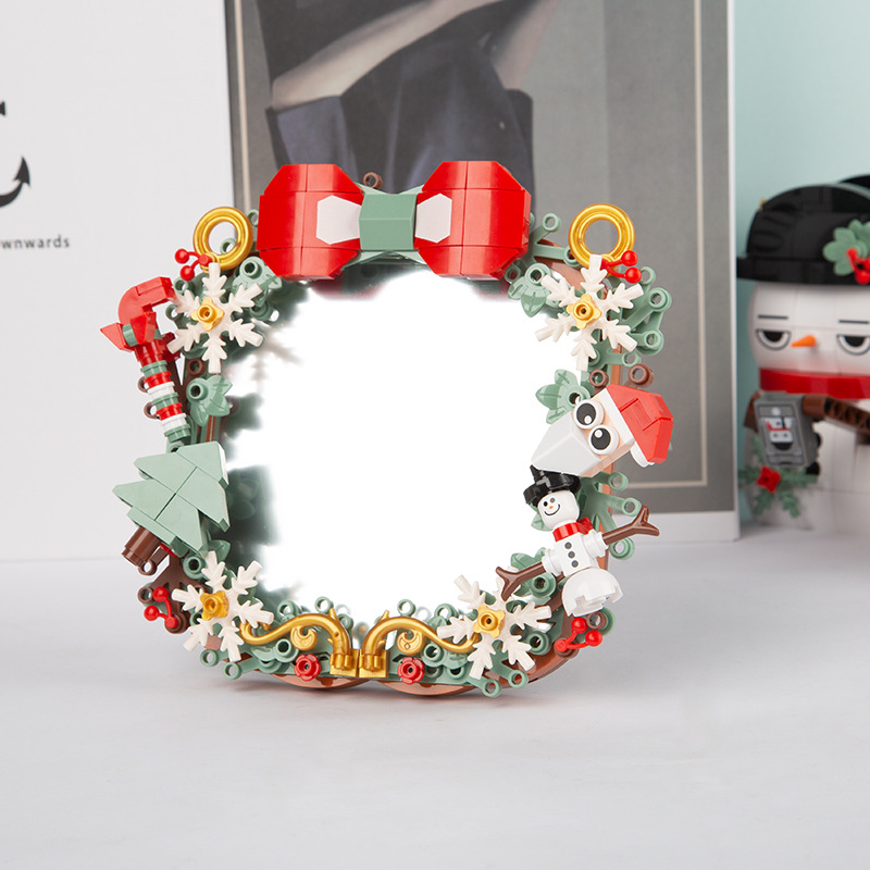 🔥Christmas warm up🔥🎅Christmas decoration blocks (🎁music box, photo frame, christmas tree​​​)-Festivesl