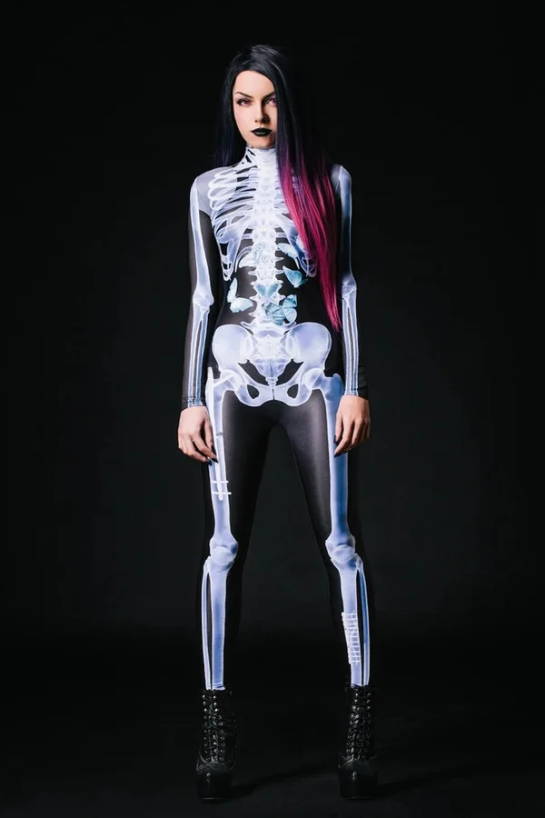 🎃Halloween Sale-SexySkull Bodysuit🔥Free $5.99 shipping when you buy 2-Festivesl