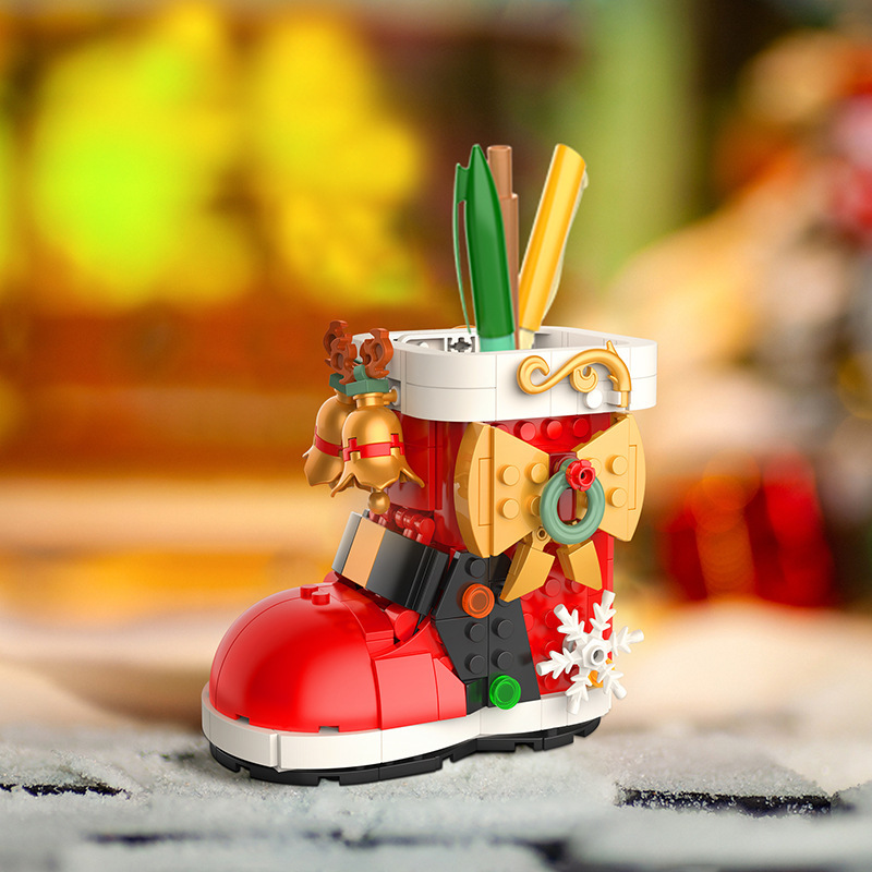🔥Christmas warm up🔥🎅Christmas decoration blocks (🎁music box, photo frame, christmas tree​​​)-Festivesl