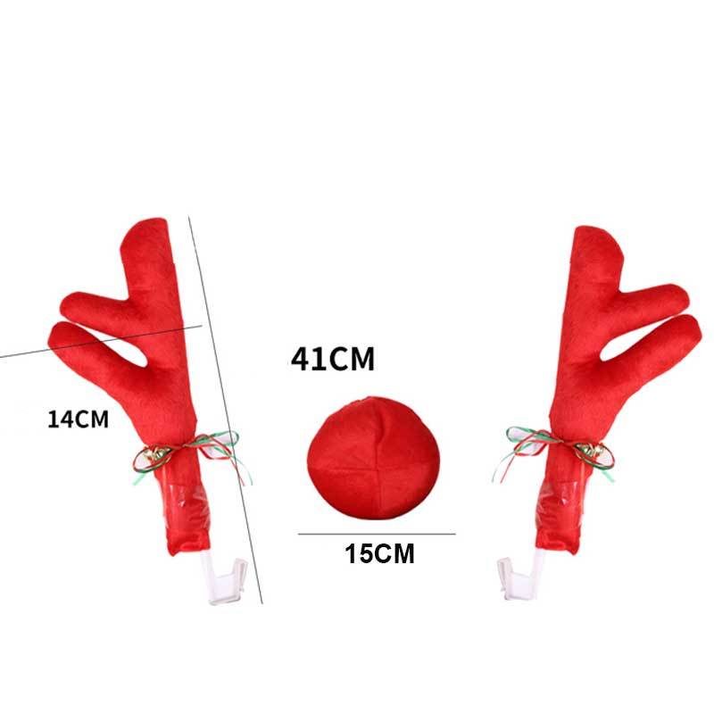 Christmas Car Decorations Reindeer Set-Festivesl