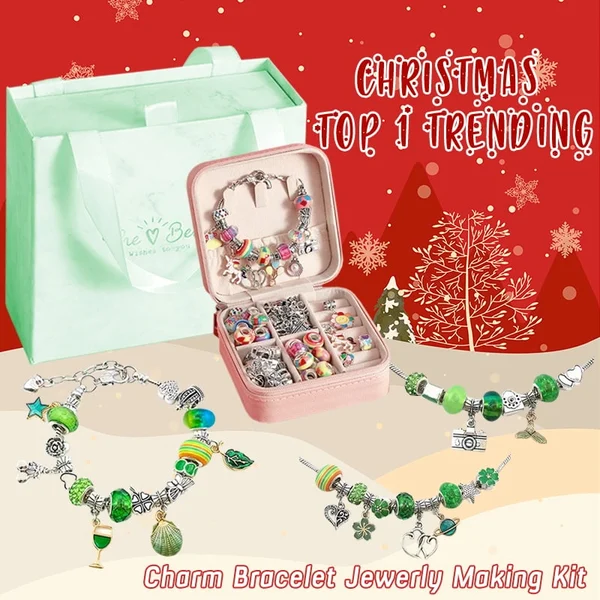 🎁CHRISTMAS TOP 1 TRENDING🔥Charm Bracelet Jewerly Making Kit(BUY 2 GET 10% OFF & FREE SHIPPING)-Festivesl
