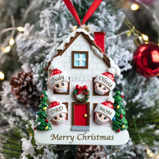 Personalized Ornament 2021 Family Christmas Ornament-Festivesl