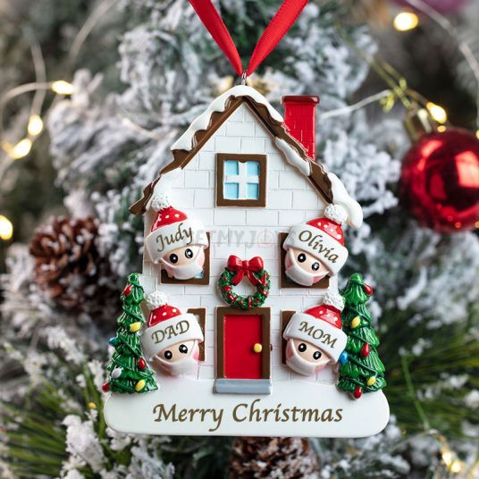 Personalized Ornament 2021 Family Christmas Ornament-Festivesl