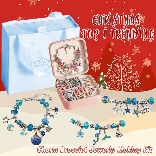 🎁CHRISTMAS TOP 1 TRENDING🔥Charm Bracelet Jewerly Making Kit(BUY 2 GET 10% OFF & FREE SHIPPING)-Festivesl