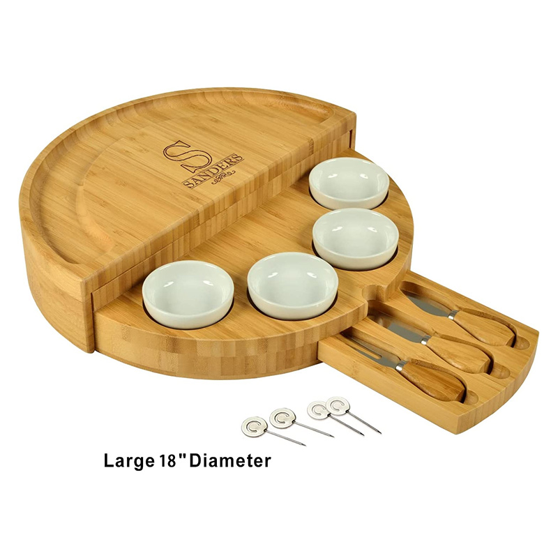 🎁Christmas Promotion🎁Swiveling Cheese Board（Two For One Offer）-Festivesl